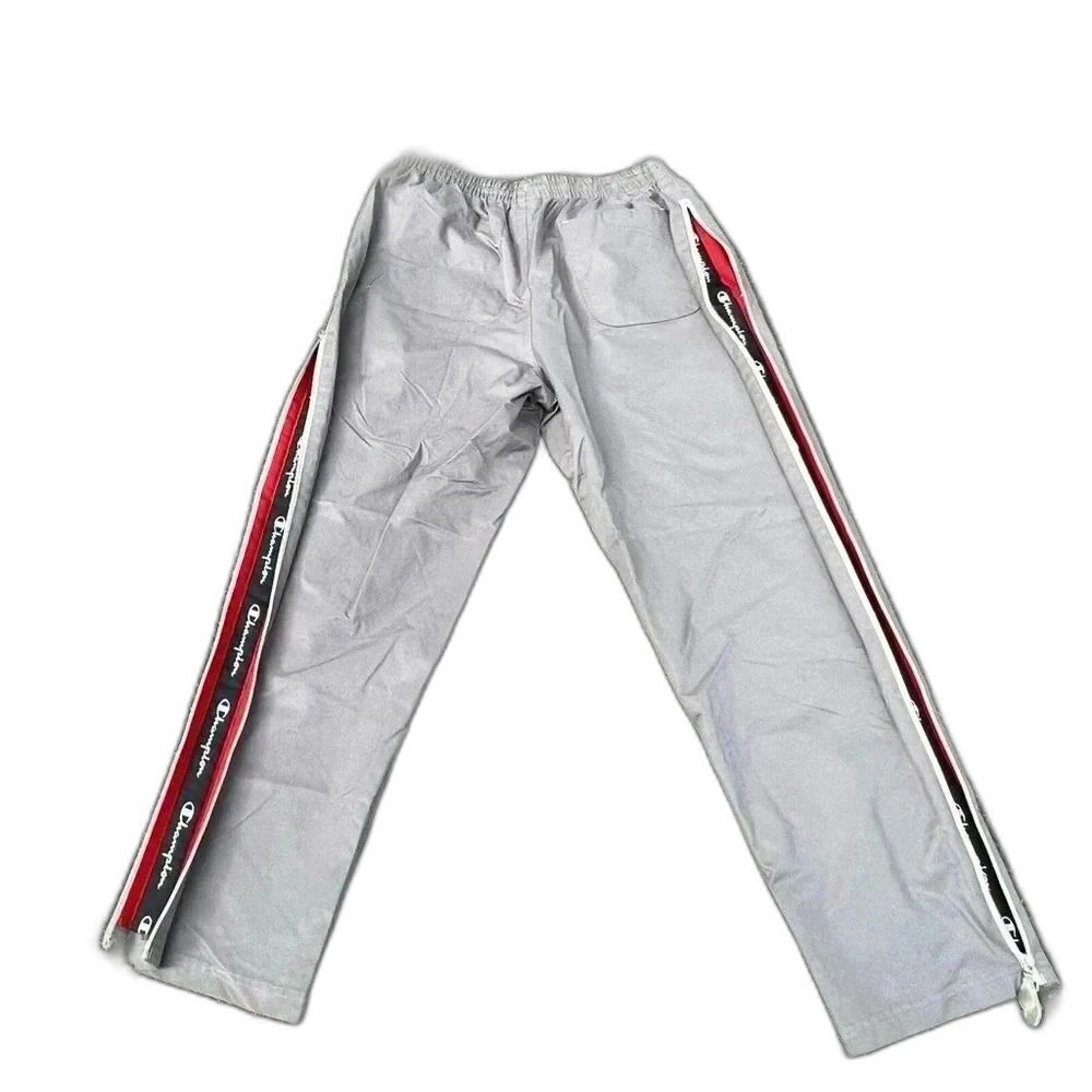 Champion 90's Vintage Mens Tracksuit Pants Zip Trousers